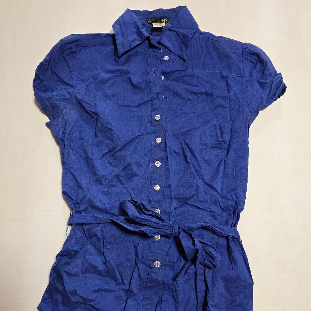 Peony buttondown
